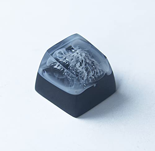 Gaming Keycaps for Cherry MX Swtiches(OEM R4) Hand Made Resin Key capsâ€¦(Snow Mountainï¼ˆR4ï¼‰)