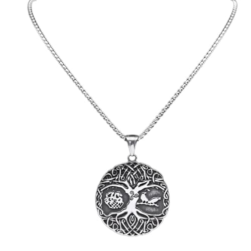 Collier amulette viking celtique, le cadeau spirituel idéal arbre de vie