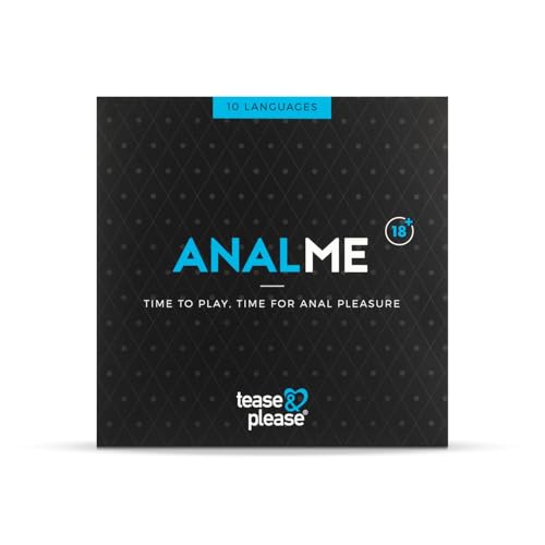 Tease & Please AnalMe Game (10 Sprachen) - Spiele für Erwachsene für Analsex mit Attributen - Erotische Spiele mit Rollenspielen für etwas Spaß im Schlafzimmer