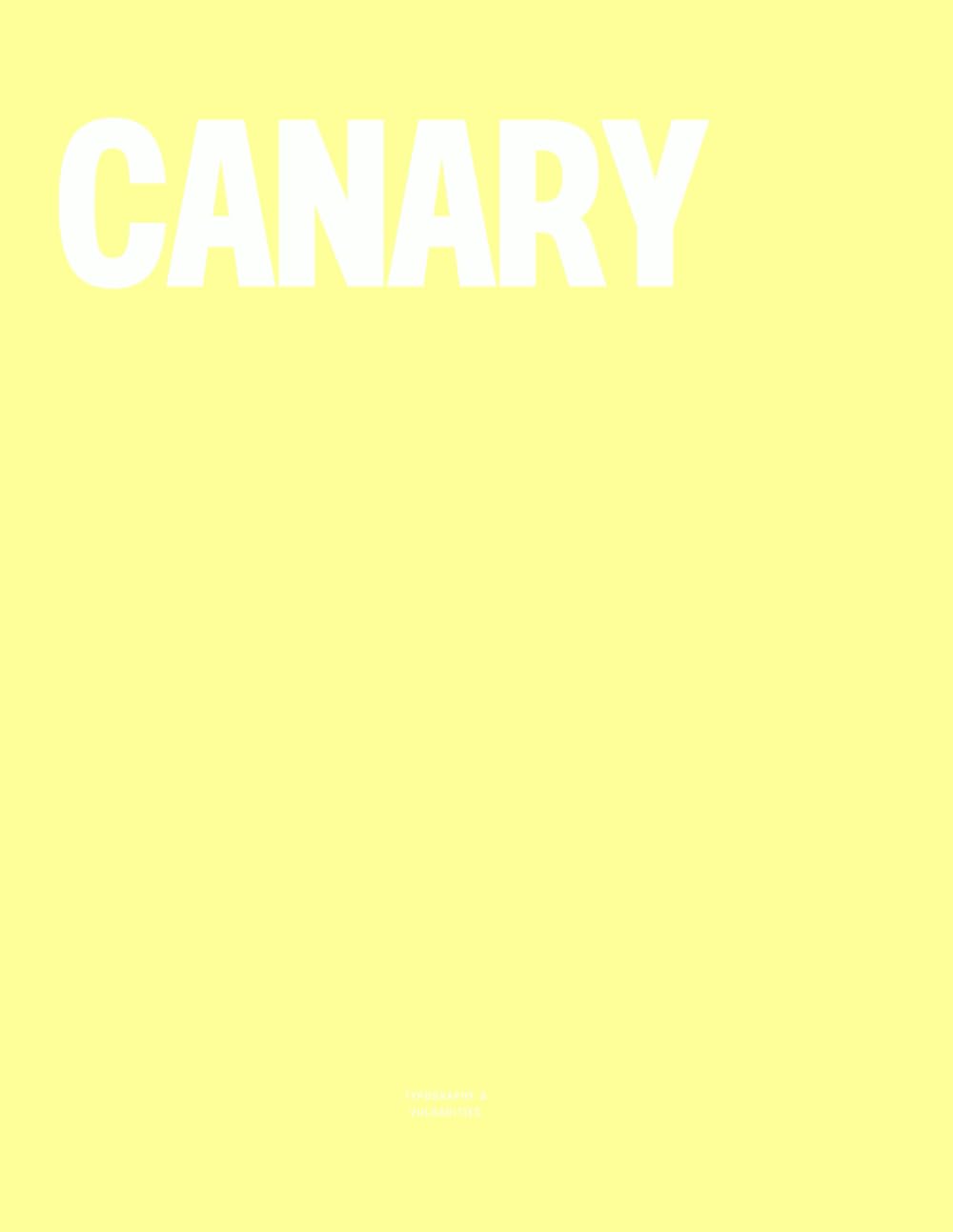 Canary: The Coffee Table Book
