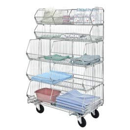 WIRE 36in - 5 BASKET UNIT STYLE A MOBILE