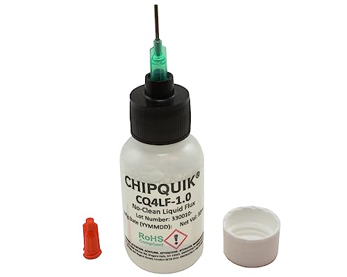 Chip Quik Cq4Lf-1.0 Liquid Flux No-Clean In 30Ml (1.0Oz) Squeeze Bottle W/Tip #TOP3
