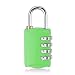 Serrure de Bicyclette Bagages Voyage Serrure 4 Cadenas Voyage Cadenas Verrouillage de Mot de Passe pour Bagages Valise Bagages Code en métal Mot de Passe Serrure-_ Vert