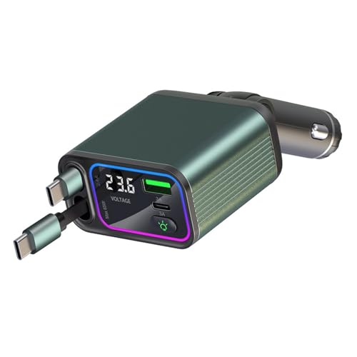 Cargadores de coche de 65W doble tipo C para dispositivo inteligente 1