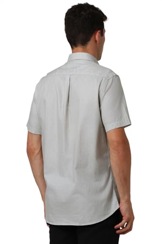 Image of Van Heusen Casual Printed Shirt for Men| Premium Cotton| Half Sleeves| Slim Fit |Breathable Fabric