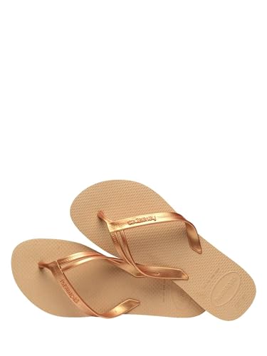 Chinelo Havaianas Elegance - COR:Dourado;TAMANHO:35/36