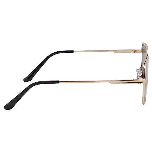 Image of Ted Smith Men's Women's UV Protection Metal Pilot Sunglasses
