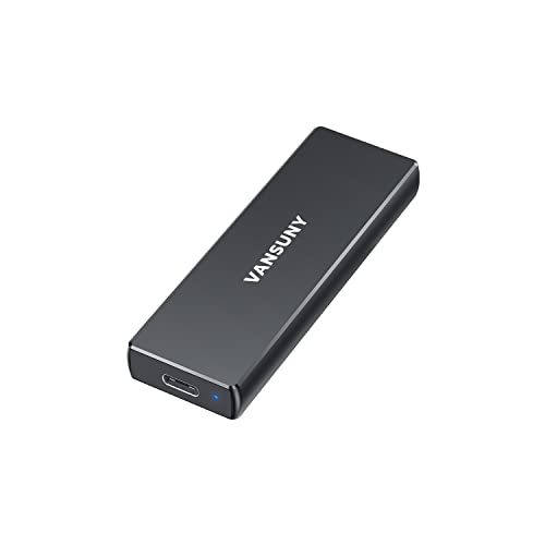 Vansuny 1 TB USB 3.1 tragbare externe SSD, 540 MB/s Hochgeschwindigkeits-USB-C-Mini-Metall, tragbar, externes Solid-State-Laufwerk für PC, Laptop, Handys und mehr Cover