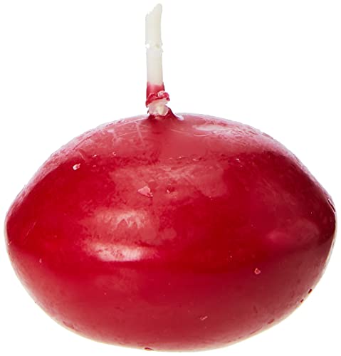 Bolsius 103632053744 Bougies Flottantes, Cire de paraffine, vin Rouge, Lot de 20