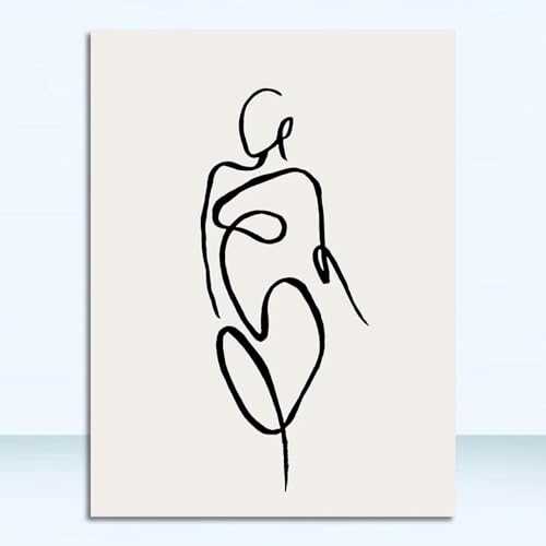 Impression d'art mural abstrait pour salon minimaliste moderne - 4