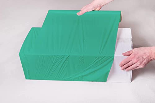 Film Rot zum Verpacken von 50 cm x 300 m Länge, elastische Folie, manuelle Verpackung (Grün, 1 Rollen)