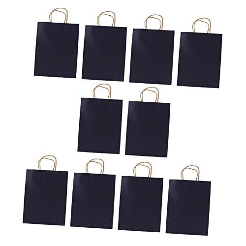SHERCHPRY 10pcs Paper Bags Durable Paper Shopping Bags Oilproof Takeaway Food Packing for Picnics Home Outdoor Use Bread Packing Holder