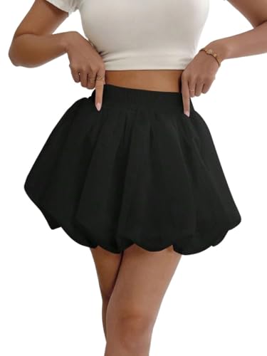 Casual Solid Color Loose Short Skirt 2025 Fashion Skirts for Women
