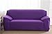 Pokrowiec na sofę w kształcie litery L narzuta na sofę, elastyczny pokrowiec na sofę rozciągliwy szczelny wszystko w zestawie do salonu slipcovers-fioletowy_90-140 cm, rozkładany ochraniacz na meble na sofę