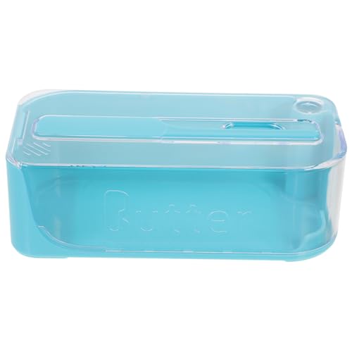 Cabilock crujiente de mantequilla papelera maní Tarro de galletas encimera food container Manteca para refrigerador platos de mantequilla de plástico protector de mantequilla abdominales