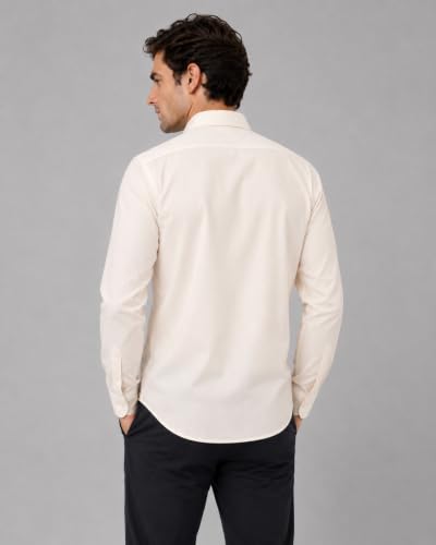 Image of Appel Touch Men's Cotton Blend Formal Shirt Full Sleeves