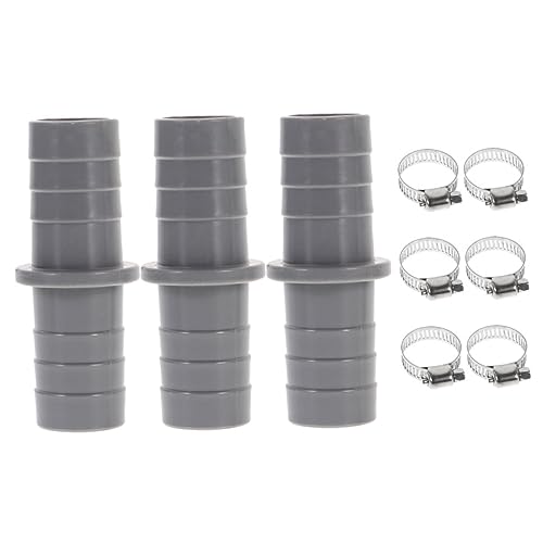 NULYLU 3juegos Adaptadores Conexiòn Manguera Desagüe Lavadora Lavavajillas Con Clips Prolongadores Accesorios Repuestos Fácil Instalación Resistentes
