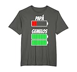 Una idea de regalo de Navidad para papá gemelo o para el Día del Padre y cumpleaños. El embarazo de los gemelos también se puede anunciar de esta manera. Papá 2022 Loading gemelos. Funny Dad Batería baja de gemelos Carga completa. Bebé 2022 Loading Twins.