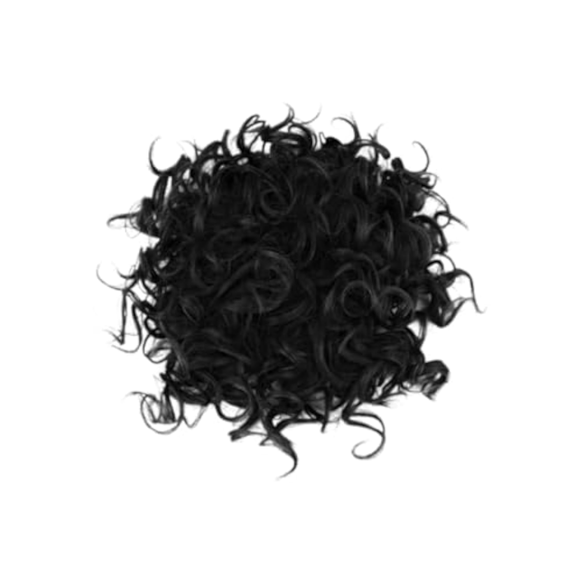 Curly Hair Bun Elastic Drawstring Loose Wave Extension