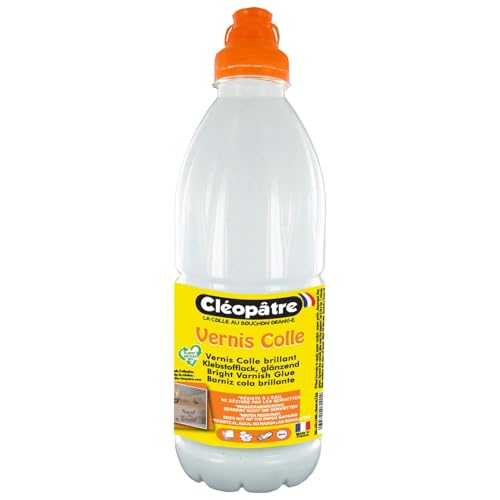 Cléopâtre - LCC1-1000 - Vernis Colle brillant - Flacon 1 kg 8 x 8...