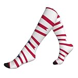TTYDOKLA Ohio State Flag Print Sports Compression Socks For Men,Soft Breathable,For Travel Work And Sports