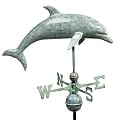 Good Directions Dolphin Weathervane, Blue Verde Copper