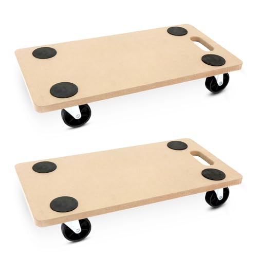 Onesto 2er Rollwagen Holz Möbelroller onesto-301