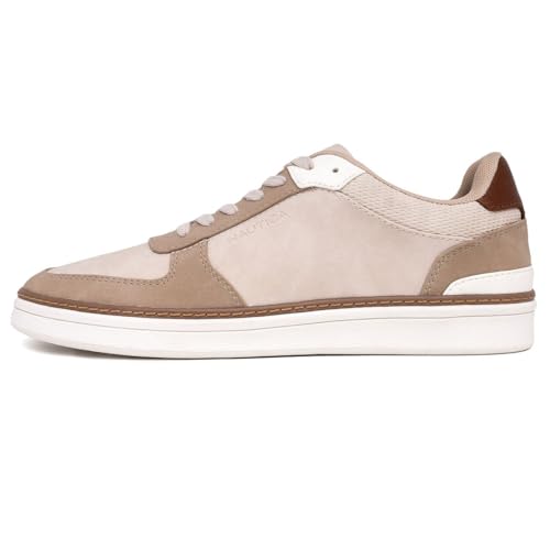 Nautica Men's Walking Shoes, Comfortable Vegan Suede Sneakers for Casual Fashion, Featuring Lace-Up Low-Top Loafer Design-Savar-Sand Size-9.5 - image 3