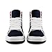 Skull High-Top Canvas Sneakers for Men Women Casual Comfortable Skateboarding Shoes, Gothic Black & Red Design,Classic Fashion Shoes