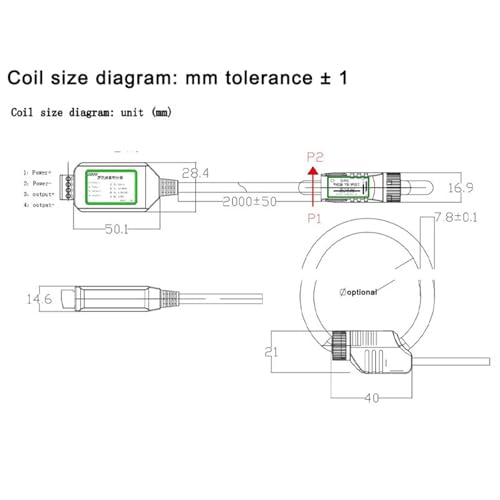 Transformateur de courant 1000A boucle ouvrante flexible - 4