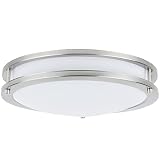 Diodesy 18 Inch LED Ceiling Light Fixture, 28W Flush Mount Ceiling Light Fixture for Bathroom, Hallw