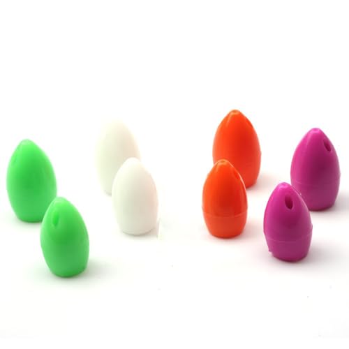20 piezas flotantes para pesca con ayudas de lanzamiento miniatura 6