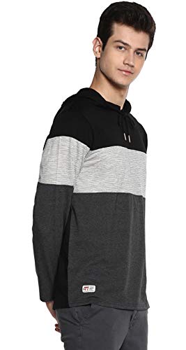 Image of AMERICAN CREW Full Sleeves Hoodie T-Shirt for Men