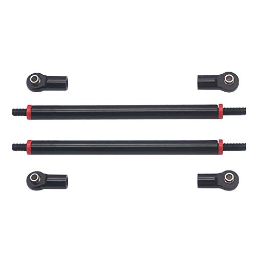 8Pcs Vgoohobby Aluminum Alloy Link Rod Chassis Linkage 313Mm Wheelbase Compatible With Axial Scx10 90046 90047 Crawler Car #TOP2