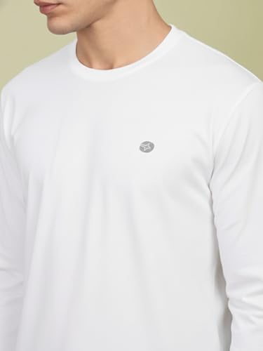 Image of Lux Nitro Men's Premium Cotton Long Sleeve T-Shirt | Modern Fit Casual Tee with Round Neck | Solid Regular Fit T-Shirt for Men