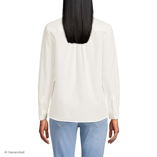 Image of Lands' End Women's Pinwale Cord Long Sleeve Shirt