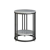 * Cadre robuste en fer et plateau de table robuste, combinaison élégante de style rend cette table basse mobile se démarquer.