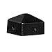 Eagle 1759 Bollard Post Cap, Square, 5" Size, 5-1/4" length x 5-1/4" Width, Black