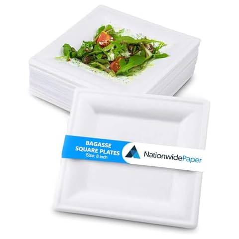 Nationwide Paper Biodegradable 8 Inch Plates Cover