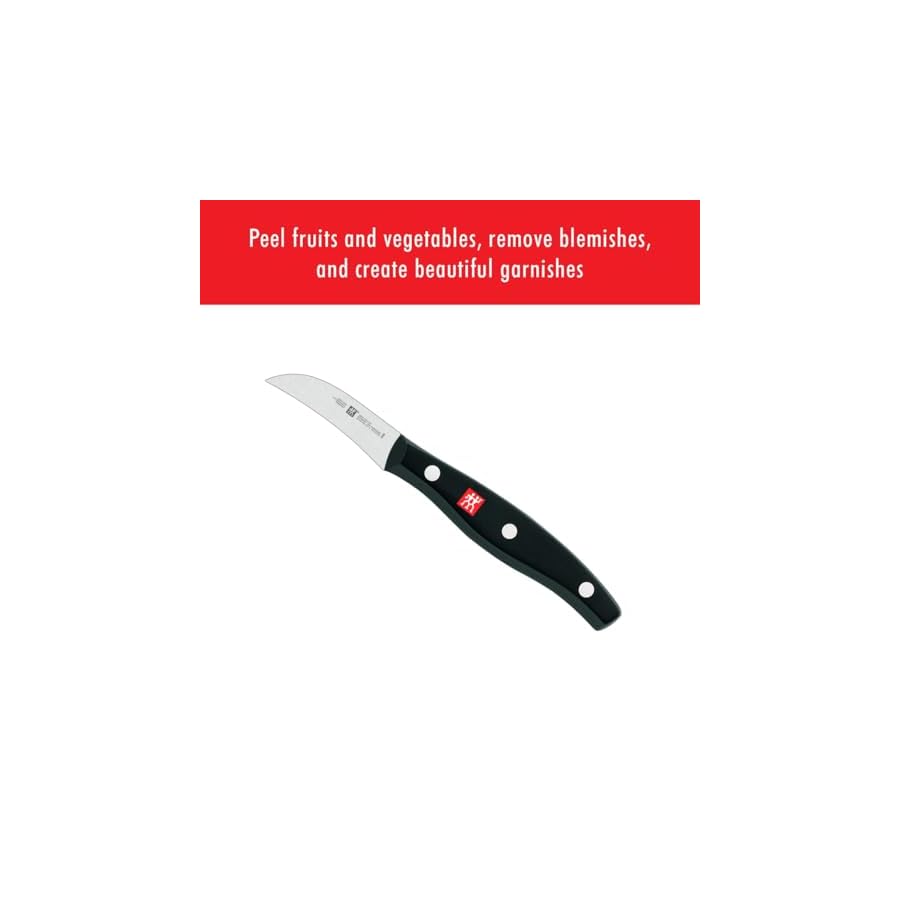ZWILLING Twin Signature 2.75-inch Bird's Beak Peeling German Knife, Razor-Sharp, Made in Company-Owned German Factory with Special Formula Steel perfected for almost 300 Years, Dishwasher Safe