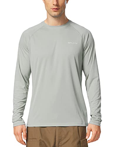 Baleaf BALEAFAGA0020338417MA Men'S Rash Guard Shirts Fishing Long Sleeve Uv Sun Protection Spf T-Shirts Upf 50+ Lightweight Beach Gray Size L thumb #6