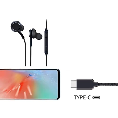 Fone De Ouvido Super Bass Grave Forte Cabo Reforçado Tipo C Compatível Com Galaxy