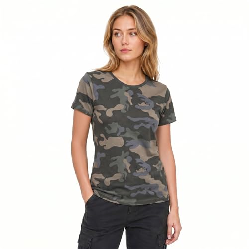 Brandit Women T-Shirt, color: darkcamo, size: XS