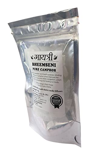 Golden Apples-Gayatri Bheemseni Pure Camphor (Original Desi Kapur) 100g pack