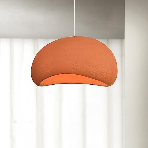 Lustre LED salon chambre loft et plafonnier suspension orange D30