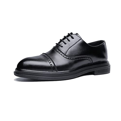 Chaussures Derby homme semelle caoutchouc antidérapante en cuir