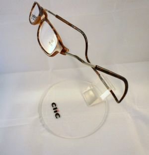 Reading Glasses Clic Base Tortoishell Magnetic Connection Readers-Strength +2.50