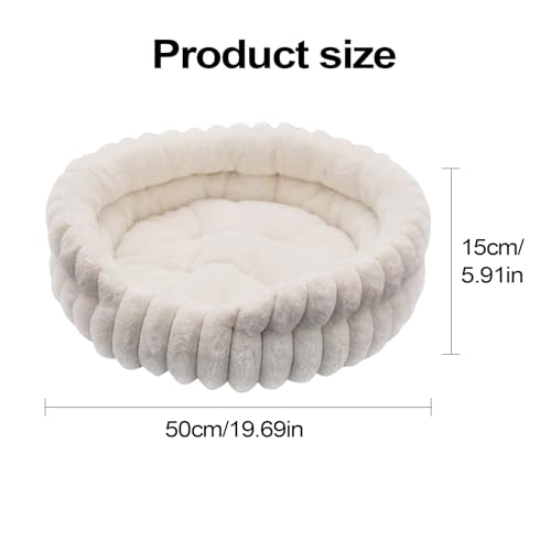 Cama para gatitos con ansiedad cojín relajante lavable contra el frío invernal 6