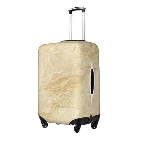 Decorator Beige Granite Stone Look Light Luggage Cover, Protective Washable Suitcase Cover - Travel High Elastic Fibers Suitcase Protector Fits Medium2