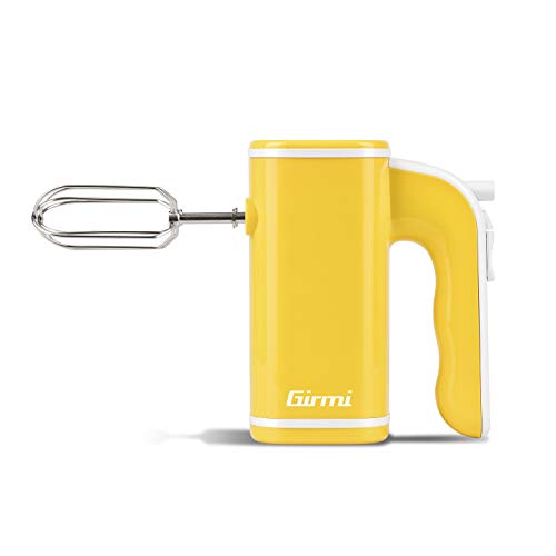 Girmi SB03 Handmixer, 150 W, Kunststoff, 5 Geschwindigkeitsstufen, Gelb – Bild 3